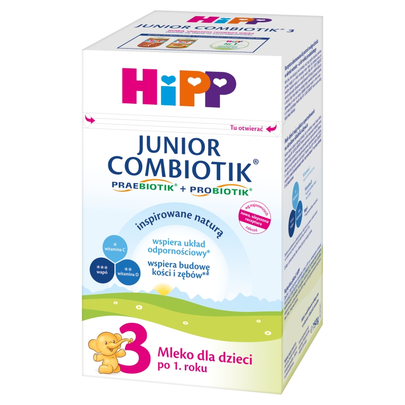 Hipp Junior Combiotik 3 Mleko dla dzieci po 1. roku 750 g sklep Bee.pl